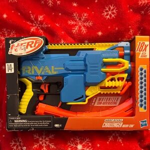 Nerf Rival Challenger MXXIV-1200 - Blue, Orange, and Yellow